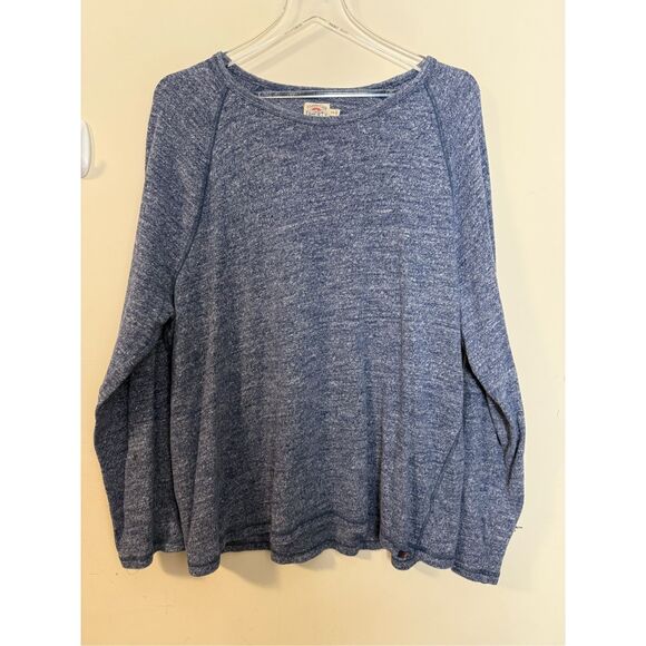 Faherty Brand Blue Sweatshirt Long Sleeve Men’s XXL - Picture 1 of 4